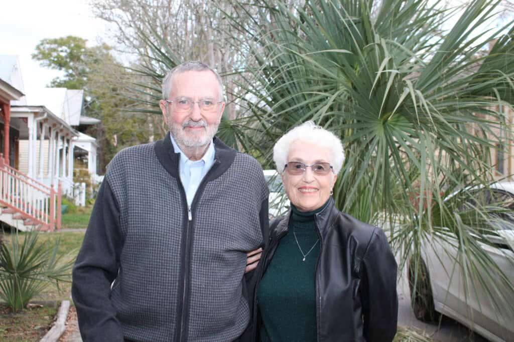 Cecil and Pamela Brown at the 2026 AAHS Gallery Talk in Pensacola, Florida.