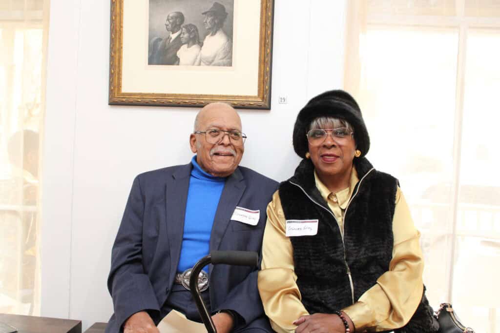 Ellsworth and Frances Gray at the 2026 AAHS Gallery Talk in Pensacola, Florida.