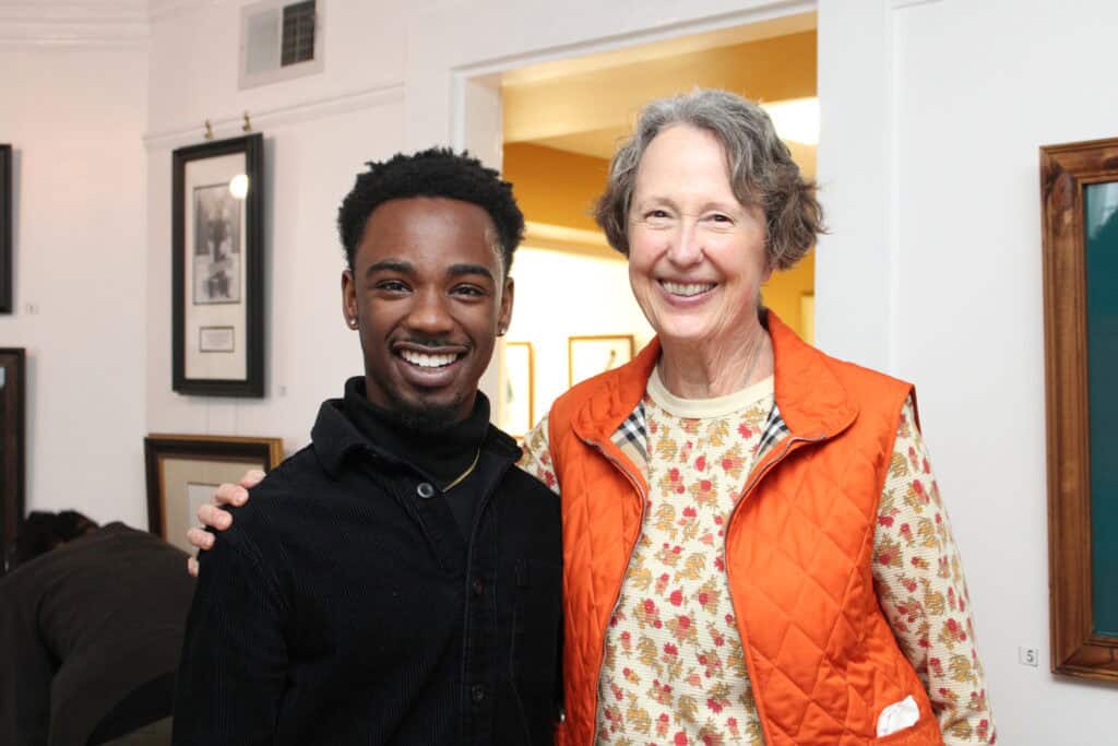 Ethan Middleton and Vaughan Hedrick at the 2026 AAHS Gallery Talk in Pensacola, Florida.