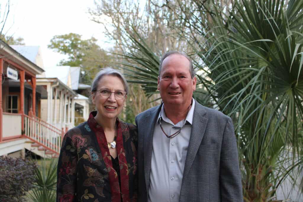 Vivian and Ken Spencer at the 2026 AAHS Gallery Talk in Pensacola, Florida.