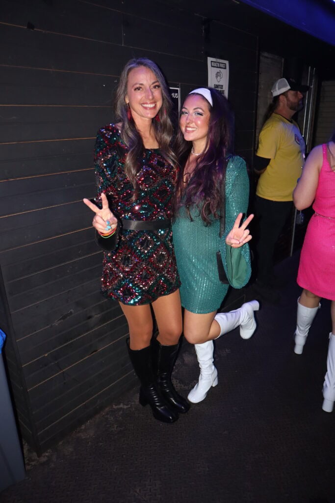 Kim Wolford and Sam Williams at the 2026 Krewe of Hip Huggers Ball in Pensacola, Florida.
