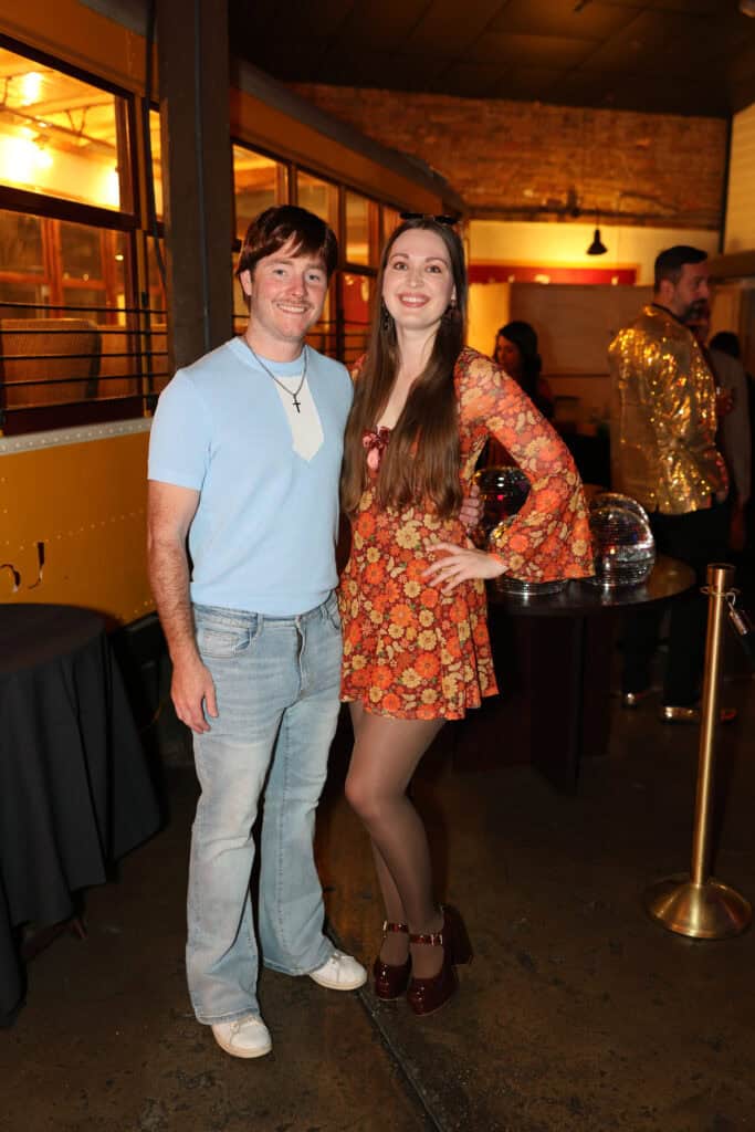 Brenden McKnight & Camille Wood at the 2026 Bootleg Ball: Studio 1559 in Pensacola, Florida.
