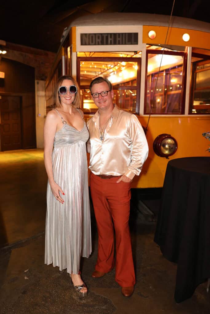 Courtney & Jonathan Johnston at the 2026 Bootleg Ball: Studio 1559 in Pensacola, Florida.