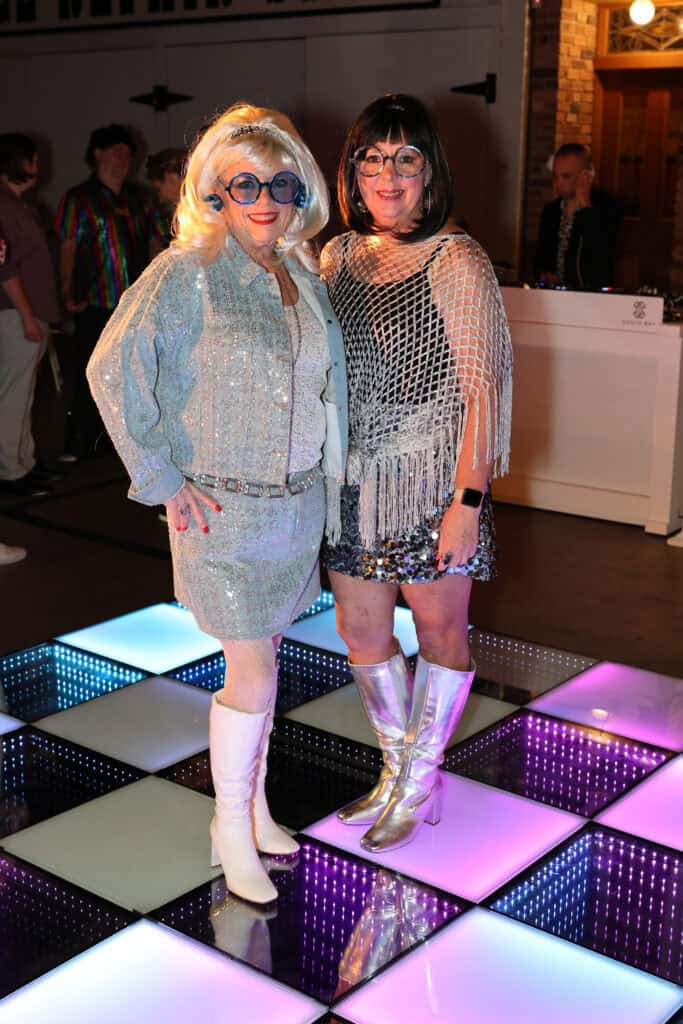Heide Lederman & Shemane Mullins at the 2026 Bootleg Ball: Studio 1559 in Pensacola, Florida.