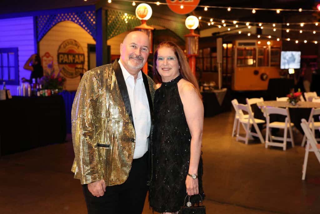 Rob & Angel Overton at the 2026 Bootleg Ball: Studio 1559 in Pensacola, Florida.
