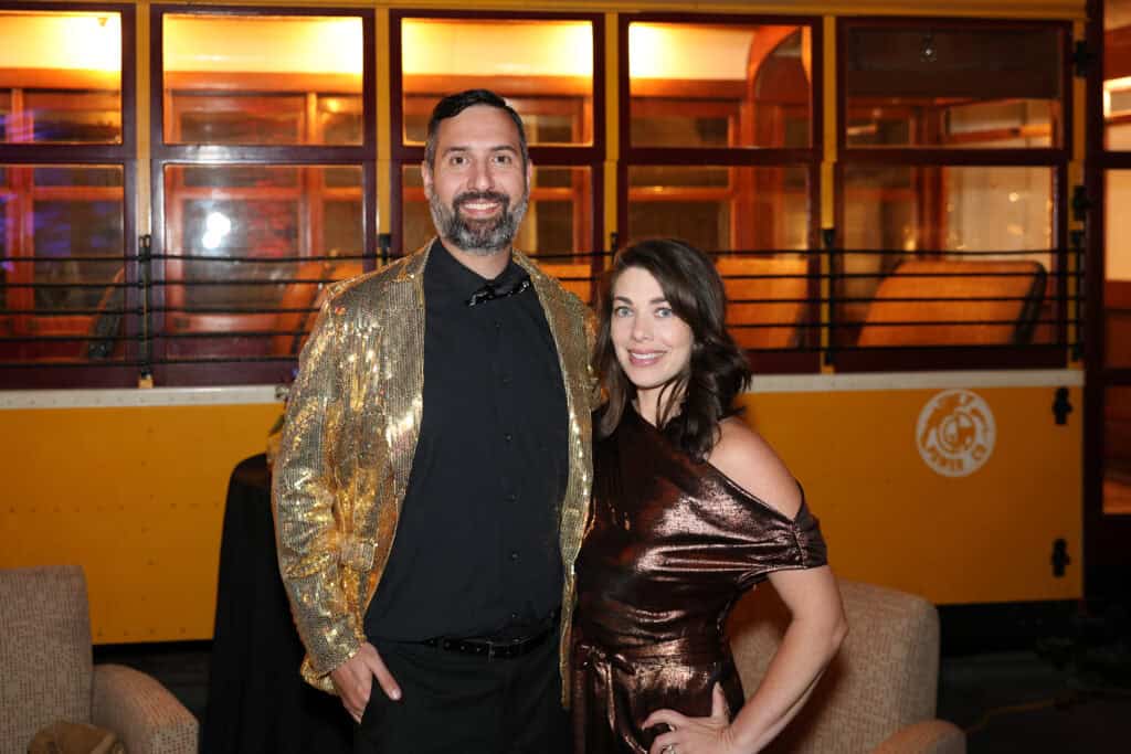 Stephen & Sasha Rohl at the 2026 Bootleg Ball: Studio 1559 in Pensacola, Florida.