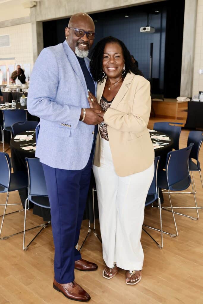 Alan Cotton & Valetta Parker at the 2026 Men Who Cook in Pensacola, Florida.