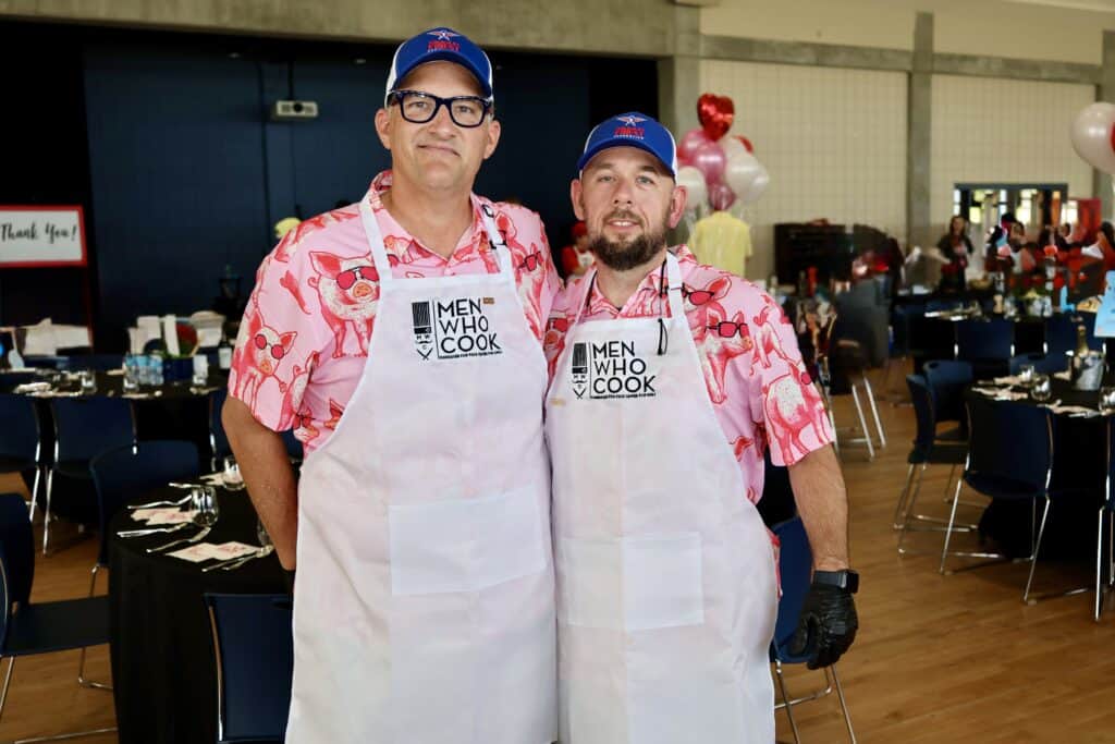 Jeff Brown & Chad Willhite at the 2026 Men Who Cook in Pensacola, Florida.