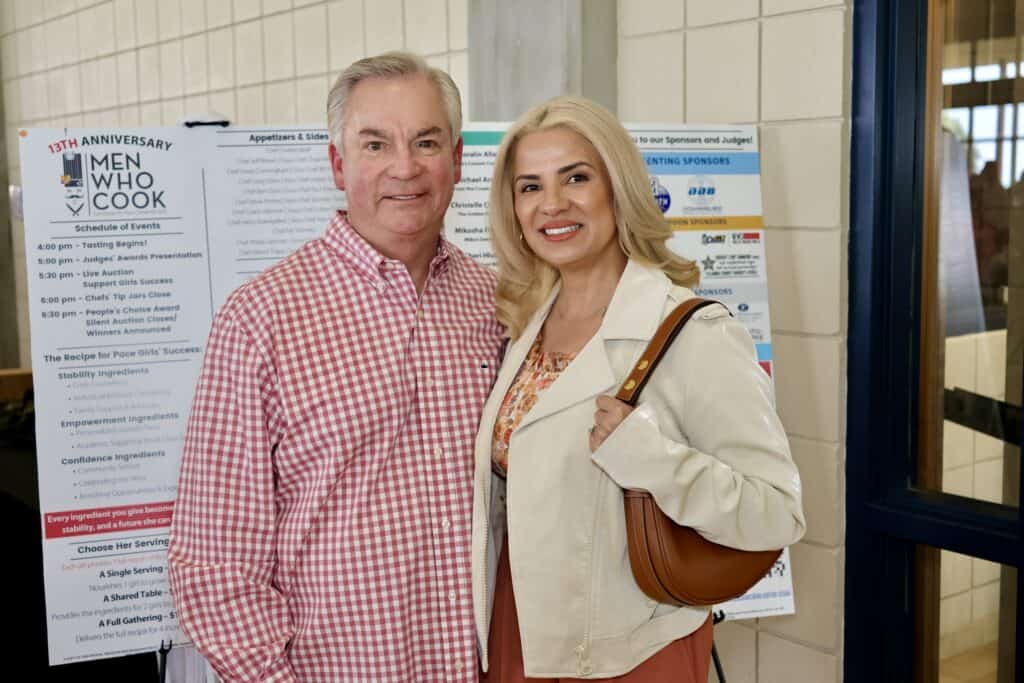 Much & Rica Rogers at the 2026 Men Who Cook in Pensacola, Florida.