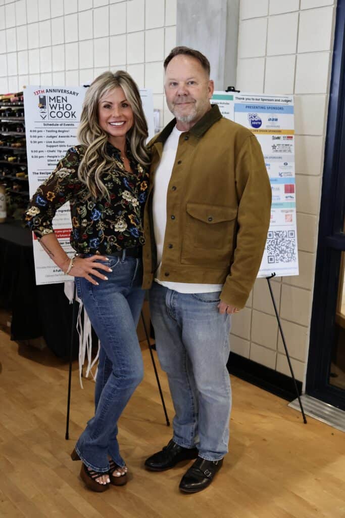 Tanya & Steven Simpson at the 2026 Men Who Cook in Pensacola, Florida.