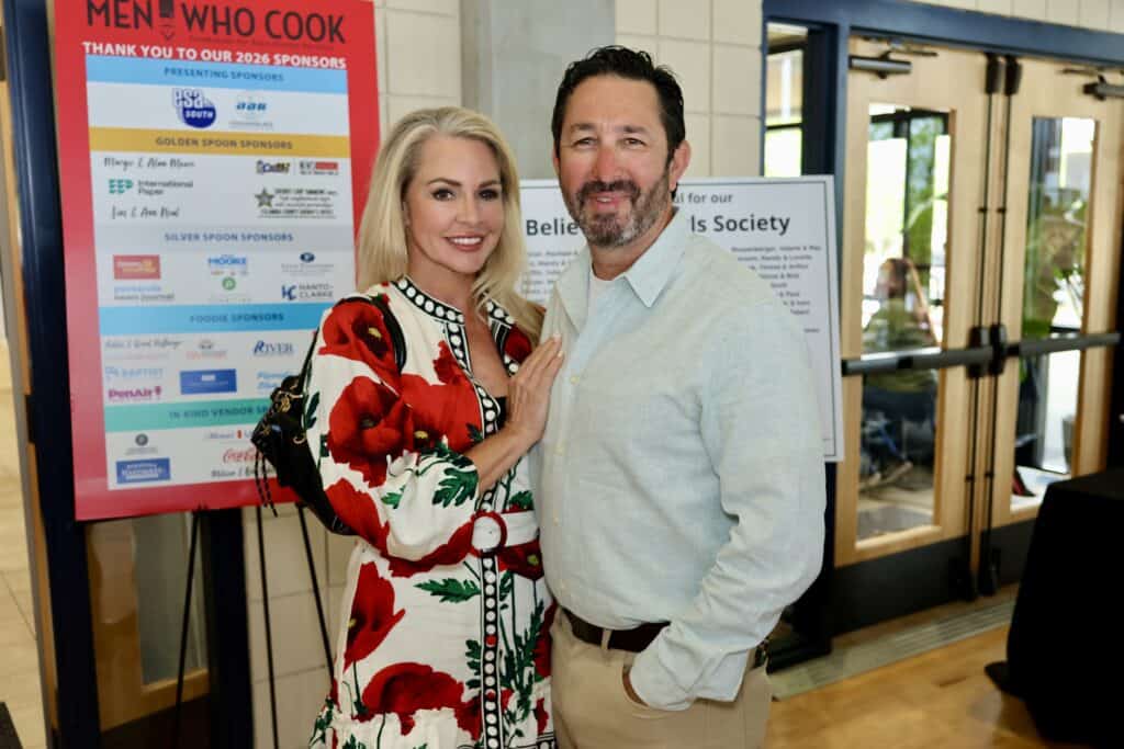 Tara & Shawn Dominguez at the 2026 Men Who Cook in Pensacola, Florida.