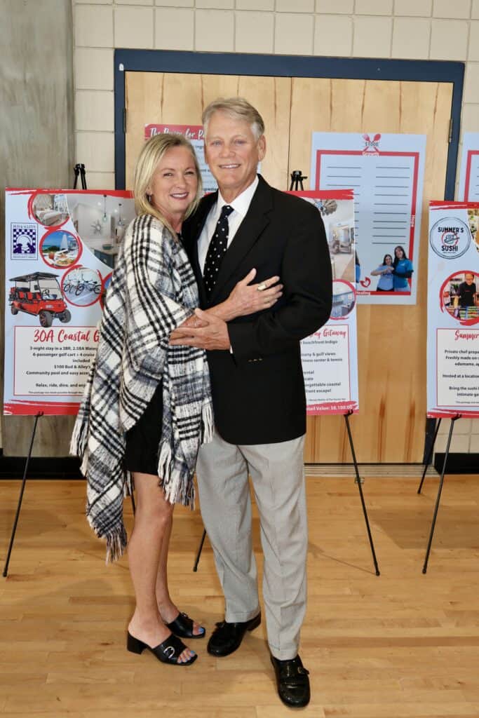 Teresa Harper & Stanton Cadow at the 2026 Men Who Cook in Pensacola, Florida.