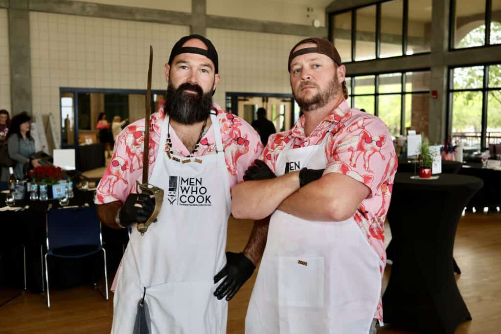 Tony Williamson & Jimmy Sloman at the 2026 Men Who Cook in Pensacola, Florida.