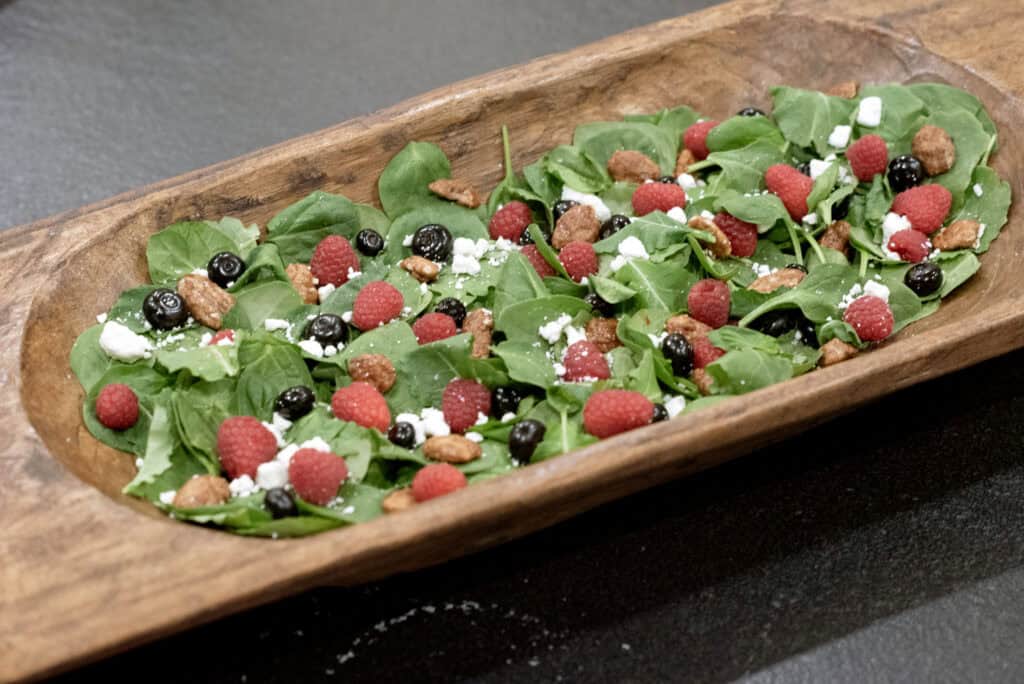 Spinach & Kale Berry Salad
