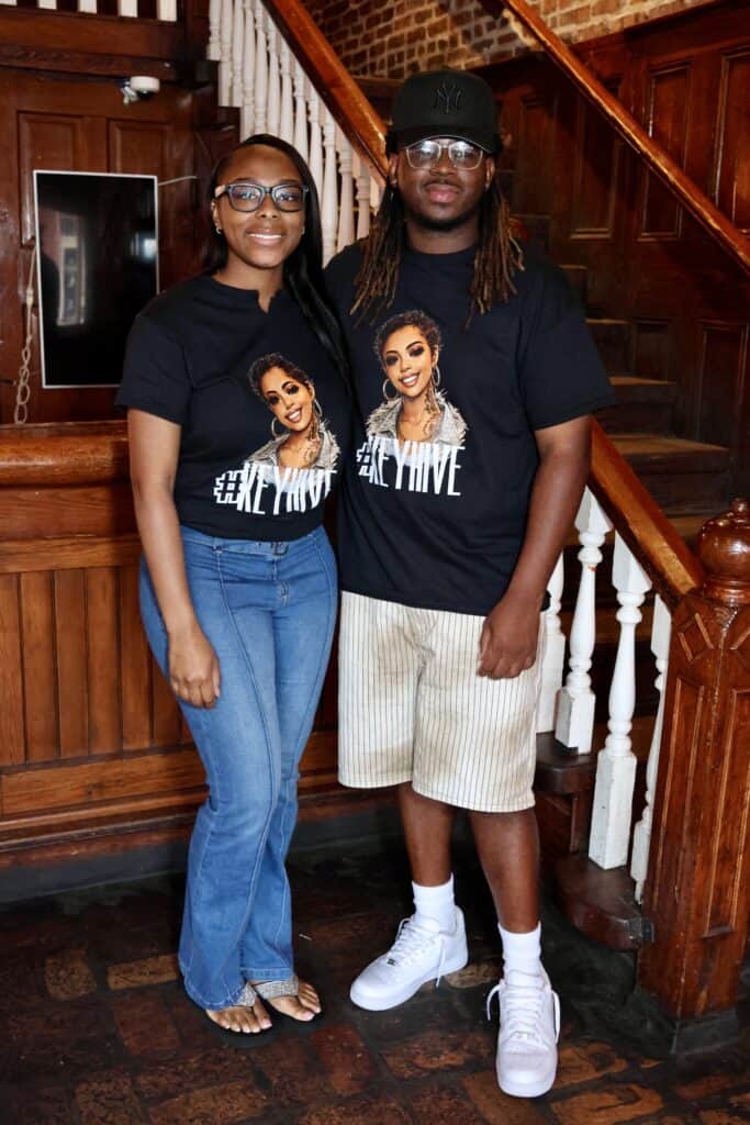 Aisha Harris & Maurice Williams at the 2026 Kelya Richardson Watch Party in Pensacola, Florida.