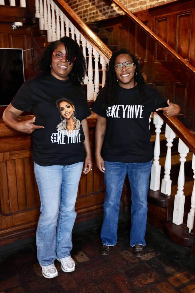Anita Bronson & Amber Johnson at the 2026 Kelya Richardson Watch Party in Pensacola, Florida.