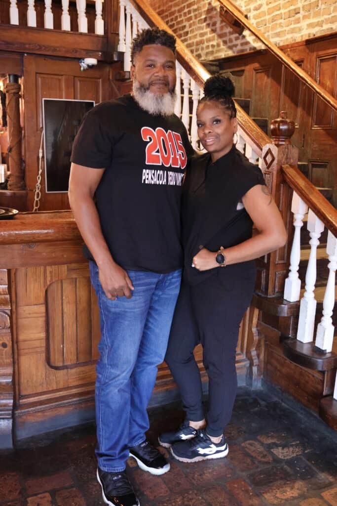 Brian & Shanice Coleman at the 2026 Kelya Richardson Watch Party in Pensacola, Florida.