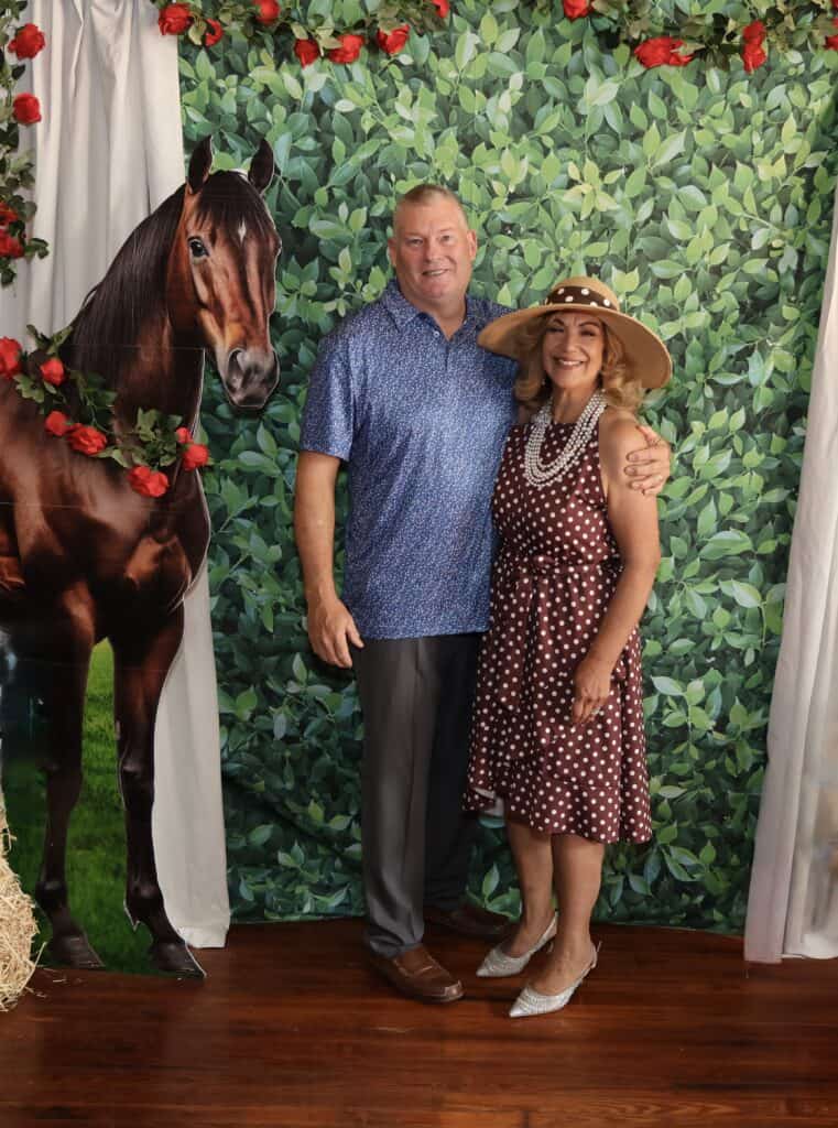 Eugene & Suzanne Pope at the 2026 Talk Derby to Me in Pensacola, Florida.