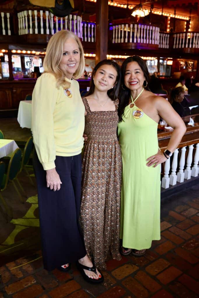 Jeni Sistrunk, Layla Lovin & Riza Tyson at the 2026 Kelya Richardson Watch Party in Pensacola, Florida.