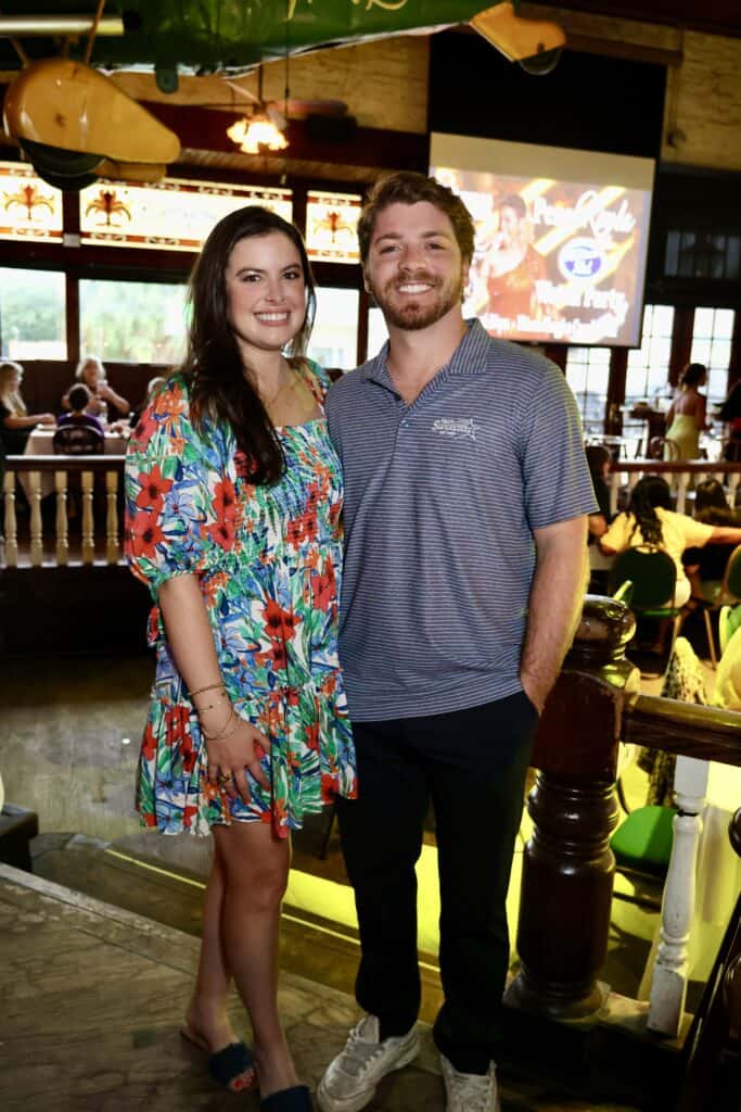 Lauren Mitchell & Bennett Gaston at the 2026 Kelya Richardson Watch Party in Pensacola, Florida.
