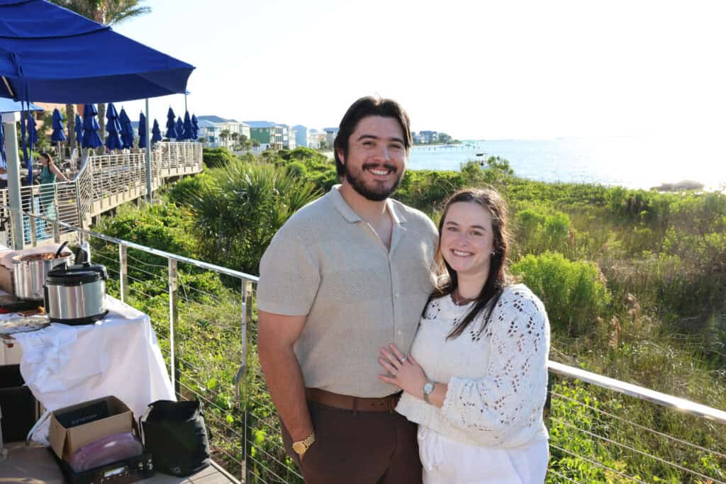 Blake Russell & Katie Cork at the 2026 Soundside Splendor in Pensacola Beach, Florida.