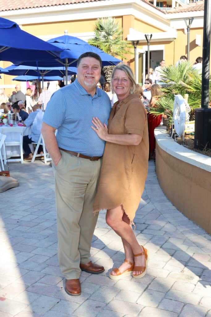 Dave & Christy Dilauro at the 2026 Soundside Splendor in Pensacola Beach, Florida.