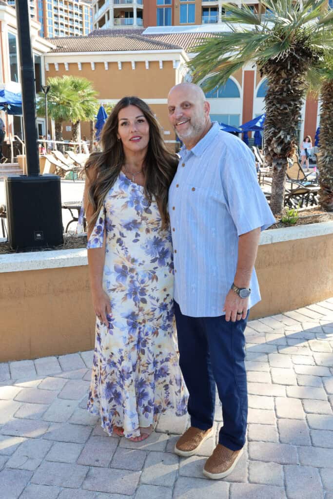 Gena & Chris Glover at the 2026 Soundside Splendor in Pensacola Beach, Florida.