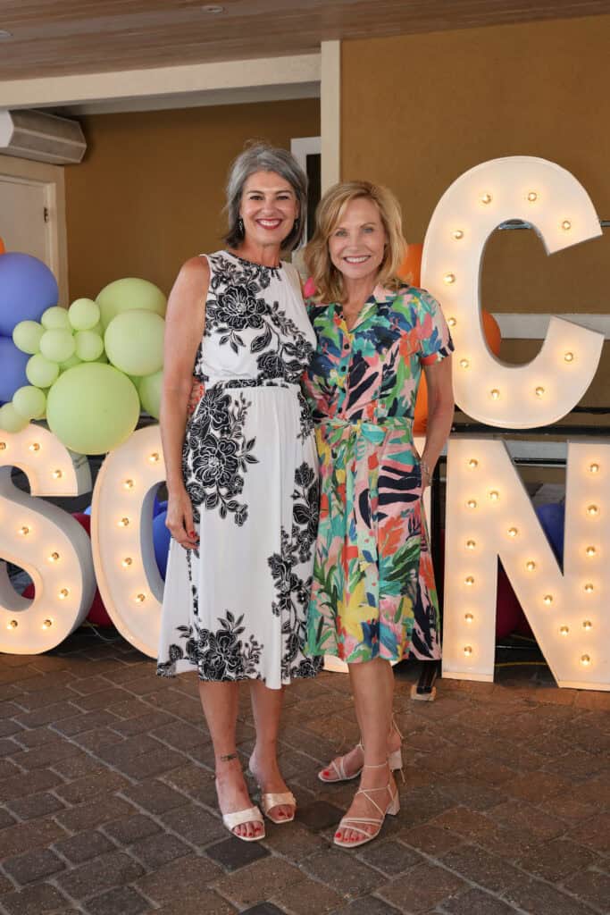 Jennifer Glossinger	 & Cynthia Fulford at the 2026 Soundside Splendor in Pensacola Beach, Florida.