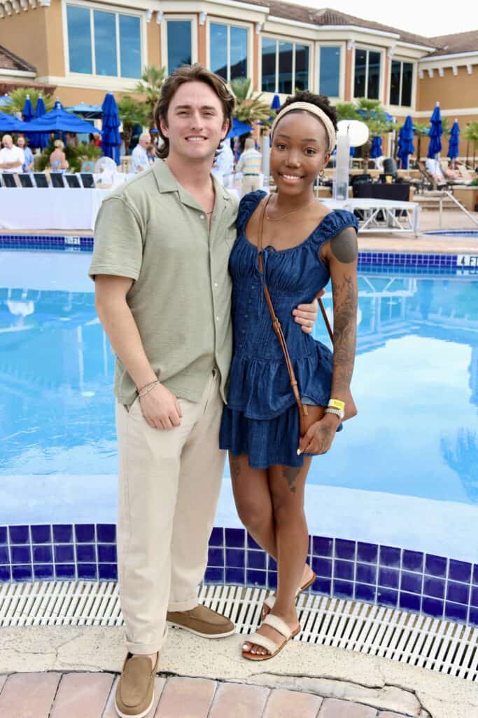 Brayden & Makayla Hale at the 2026 Toast on the Coast at Pensacola Beach, Florida.