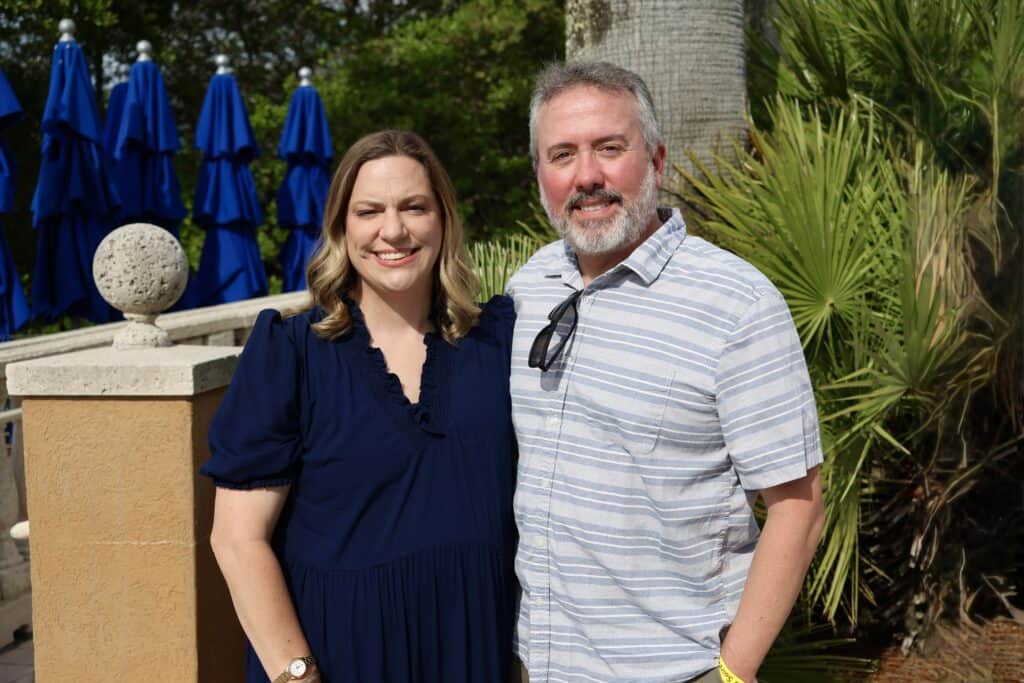 Charity & Erik Forsberg at the 2026 Toast on the Coast at Pensacola Beach, Florida.
