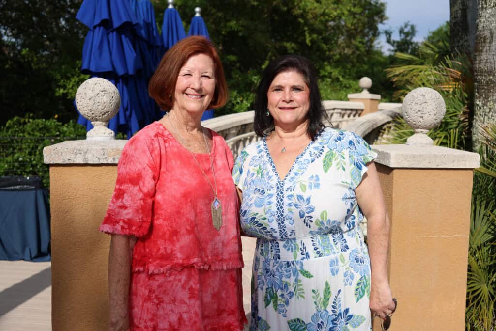 Debbie Campanella & Monette Hodges at the 2026 Toast on the Coast at Pensacola Beach, Florida.