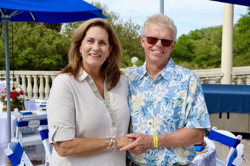 Frederic & Debbie Nicholson at the 2026 Toast on the Coast at Pensacola Beach, Florida.