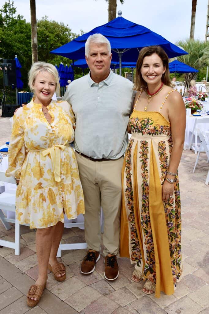 Lisa & Ken Steber, Mackenzie Rinke at the 2026 Toast on the Coast at Pensacola Beach, Florida.