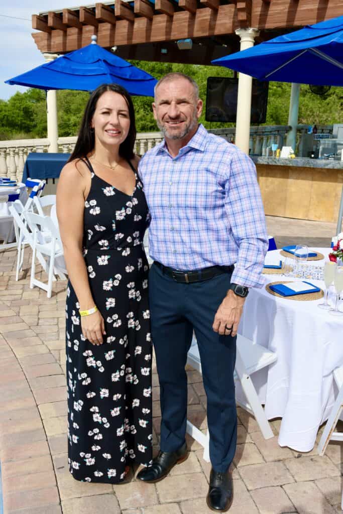 Michelle & Steve Dougherty at the 2026 Toast on the Coast at Pensacola Beach, Florida.