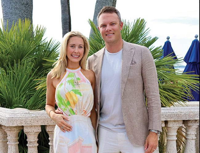 Rosie & Adam Adcock at the 2026 Toast on the Coast at Pensacola Beach, Florida.