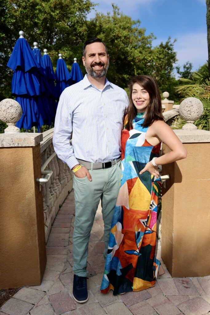 Stephen & Sasha Rohl at the 2026 Toast on the Coast at Pensacola Beach, Florida.