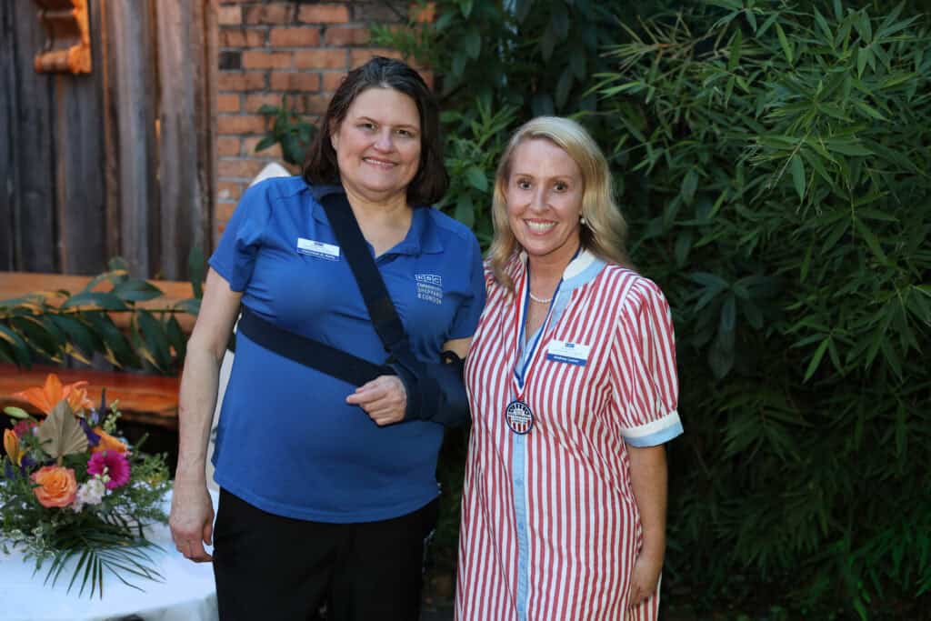 Christine Kelly & Andrea Lyons at the 2026 Fiesta Days Celebration in Pensacola, FL.