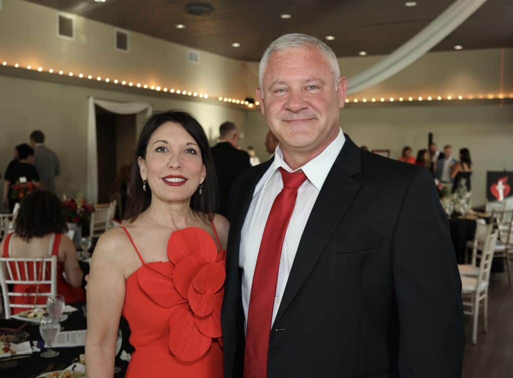 Tina Tortomase & Ed Cronley at the Northwest Florida Heart Ball In Pensacola, FL.