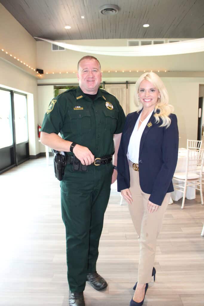 Andy Hobbs & Ashley Saba at the 2026 State of the Military Luncheon in Pensacola, FL.