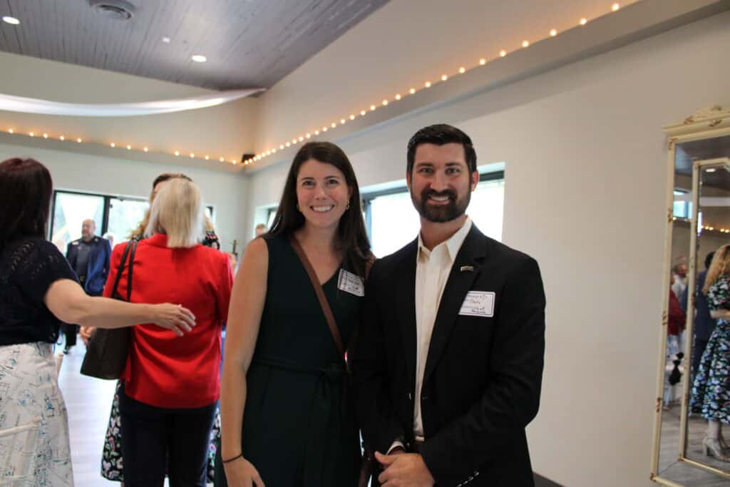 Anna Kate Baygents & Dustin Retherford at the 2026 State of the Military Luncheon in Pensacola, FL.