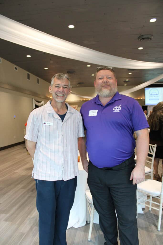 Artie Harrell & Andrew Dupont at the 2026 State of the Military Luncheon in Pensacola, FL.
