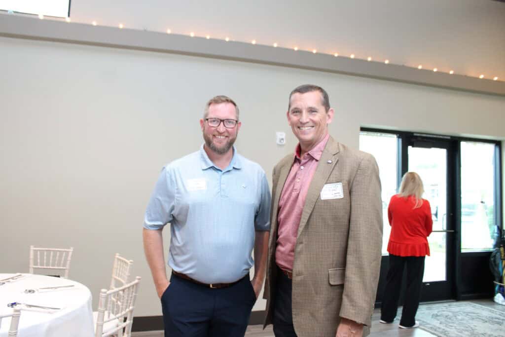 John Feeney & Dan Schebler at the 2026 State of the Military Luncheon in Pensacola, FL.