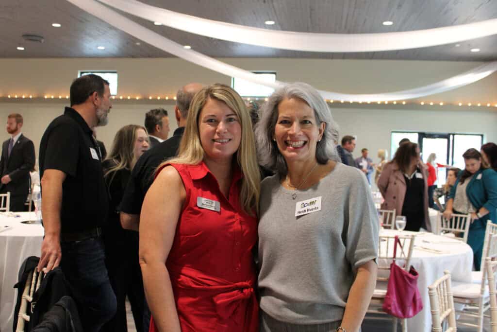 Melissa Hester & Heidi Huerta at the 2026 State of the Military Luncheon in Pensacola, FL.