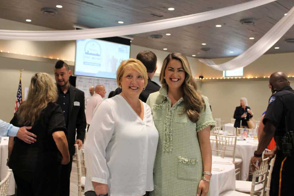 Monica Simpson & Dana Goss at the 2026 State of the Military Luncheon in Pensacola, FL.