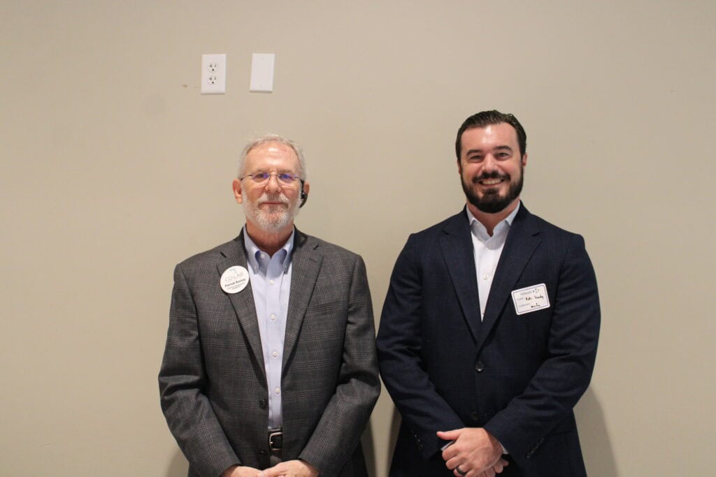 Patrick Rooney & Rob Vandy at the 2026 State of the Military Luncheon in Pensacola, FL.