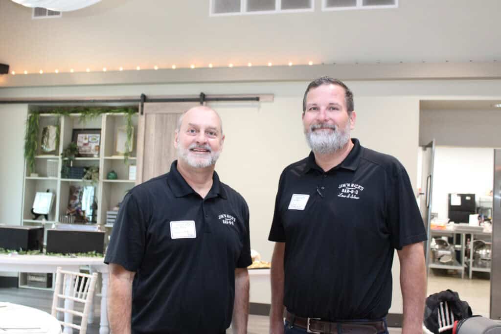 Rich Rylke & Bryon Mitchell at the 2026 State of the Military Luncheon in Pensacola, FL.