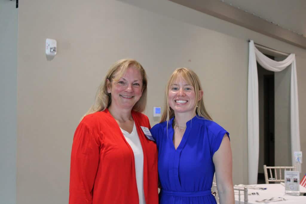 Susan Schoen & Olivia Wilson at the 2026 State of the Military Luncheon in Pensacola, FL.