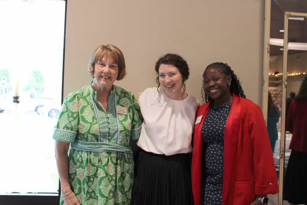 Willa Licata, Emily Spears & Gionna Maduro at the 2026 State of the Military Luncheon in Pensacola, FL.